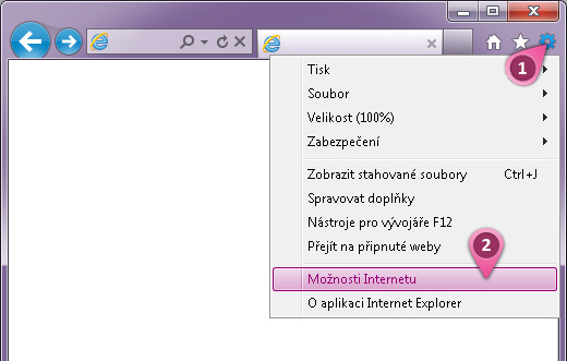 Nastaven� d�v�ryhodn�ho serveru